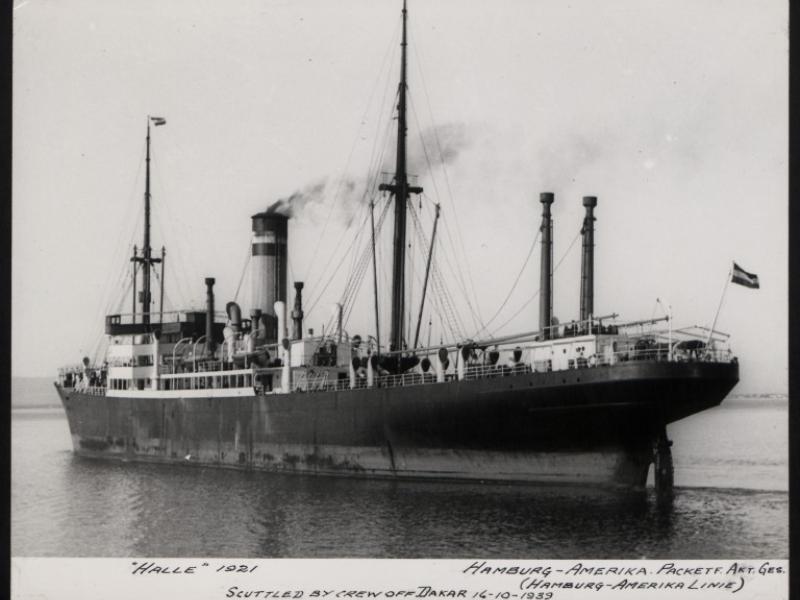 Photograph Of Halle Hamburg Amerika Line National Museums Liverpool