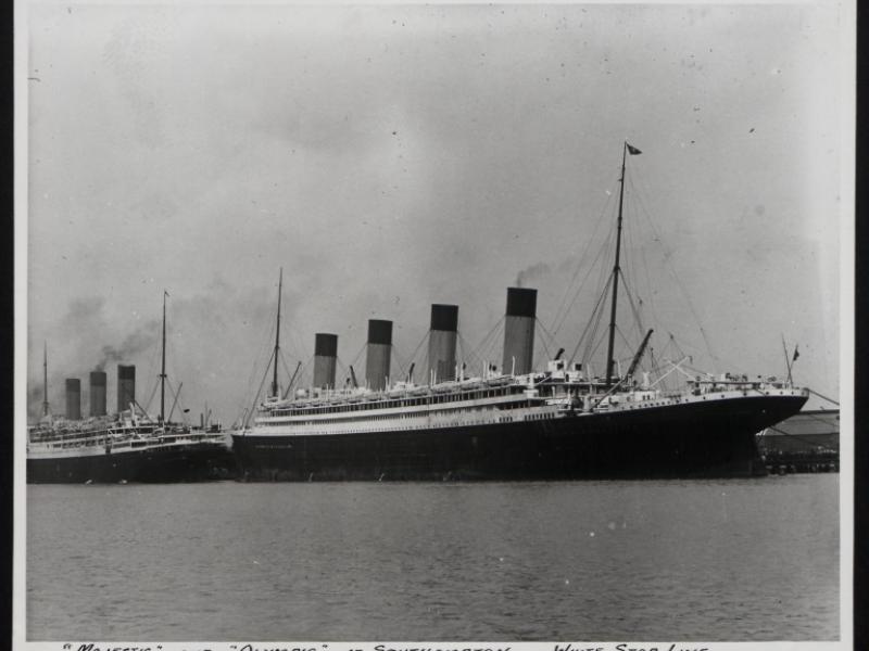 Photograph Of Olympic White Star Line National Museums Liverpool