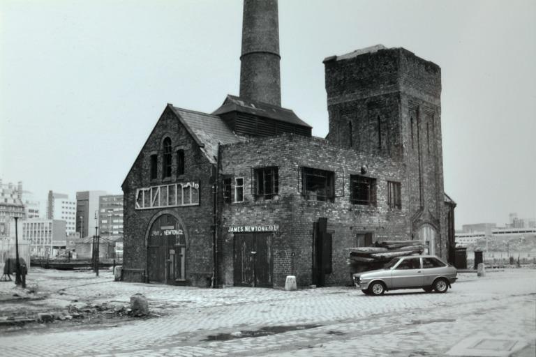 Photograph of Canning half-tide Pump House card