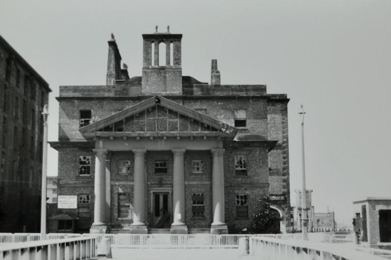 Photograph of Albert Dock, Dock Traffic Office card