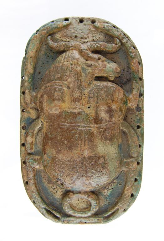 Ram-headed Funerary Scarab card
