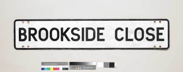 Brookside Close street sign card