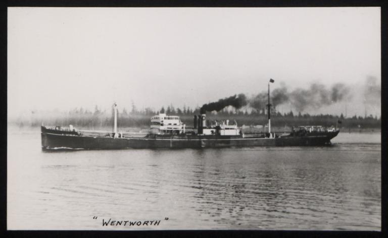 Photograph of Wentworth, R S Dalgliesh card