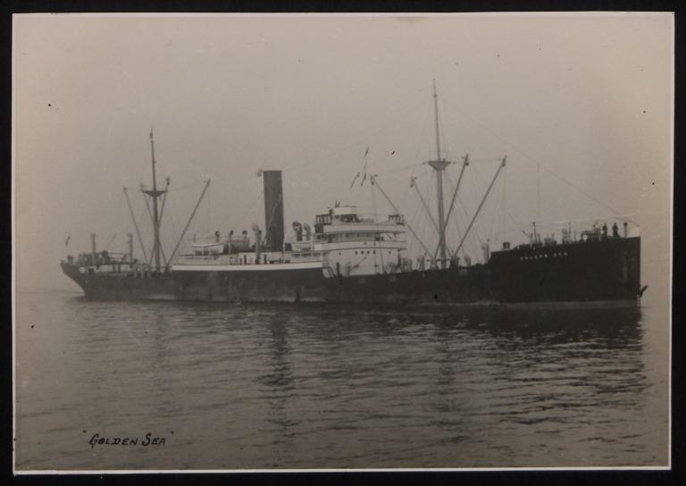Photograph of Golden Sea, Douglas and Ramsey card