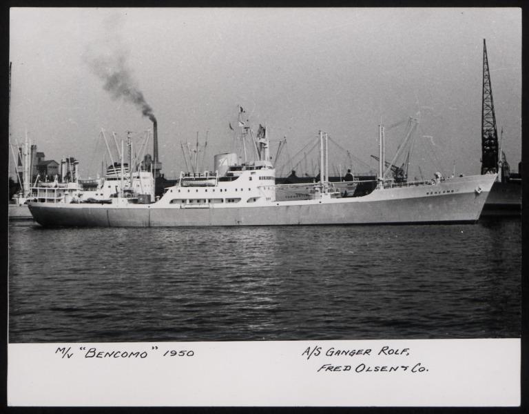 Photograph of Bencomo, Fred Olsen card