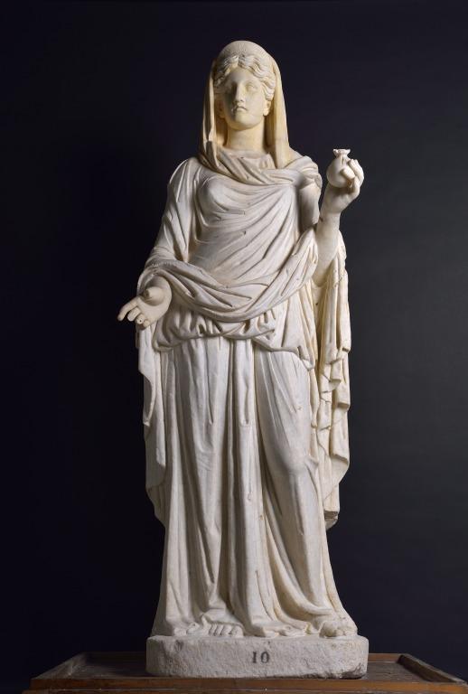 Statue of Draped Woman card
