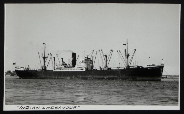 Photograph of Indian Endeavour, India Steamship Company card