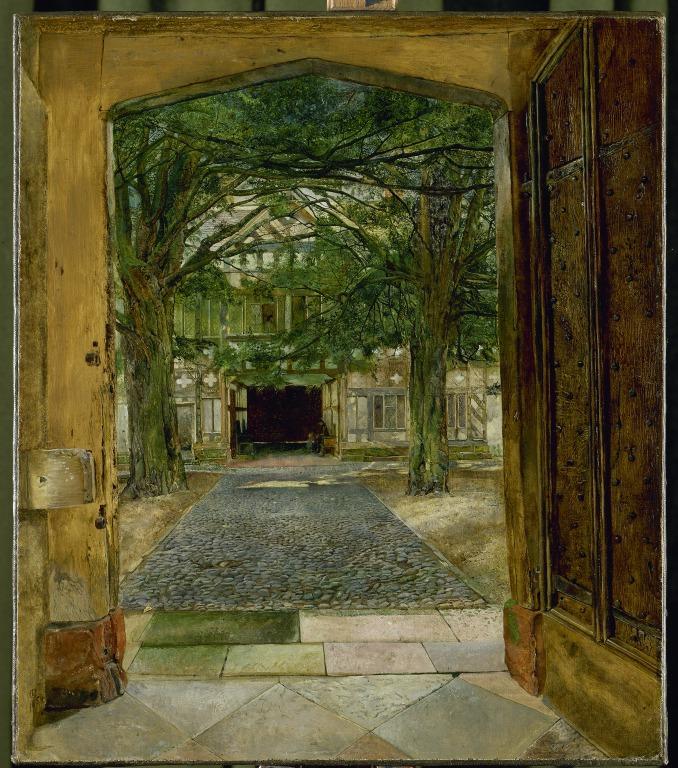 The Courtyard at Speke Hall card