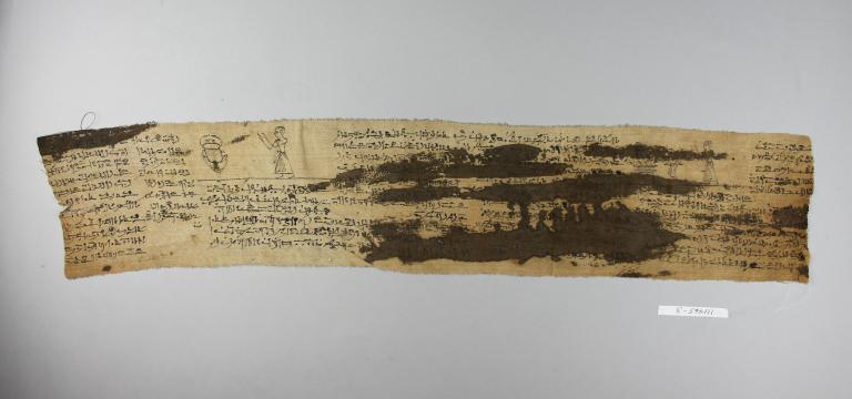Inscribed Mummy Bandage card