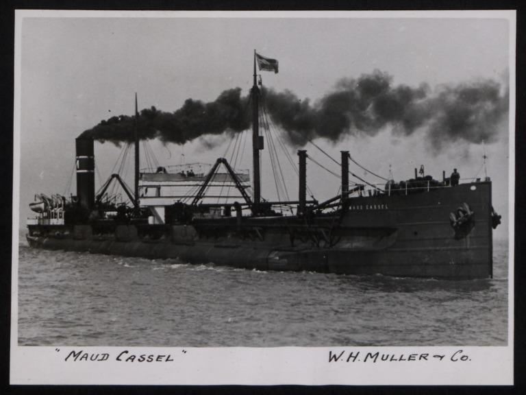 Photograph of Maud Cassel, W H Muller and Co card