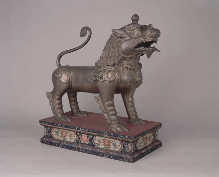 Guardian Lion Statue / Seng-ge card
