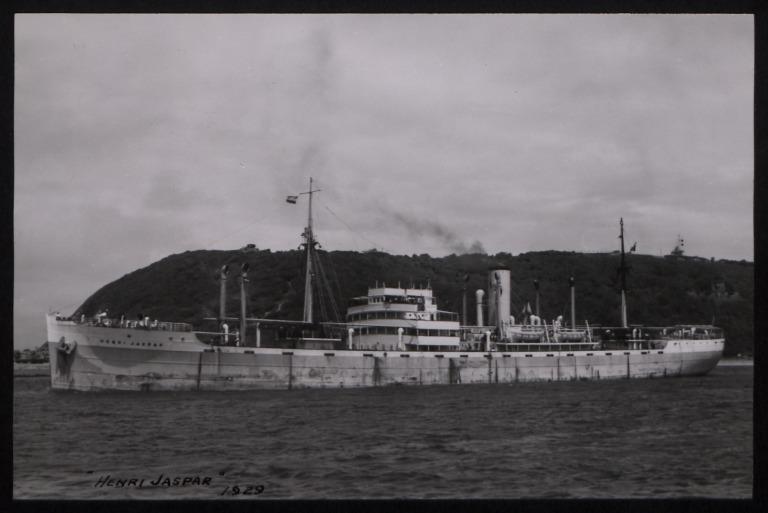 Photograph of Henri Jaspar, Cie Maritime Belge (Lloyd Royal) S A card