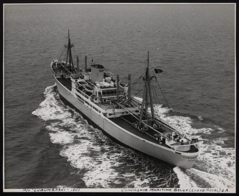 Photograph of Lubumbashi, Cie Maritime Belge (Lloyd Royal) S A card