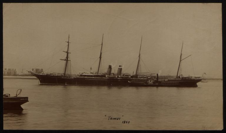 Photograph of Tainui, Shaw Savill and Albion Company Ltd card
