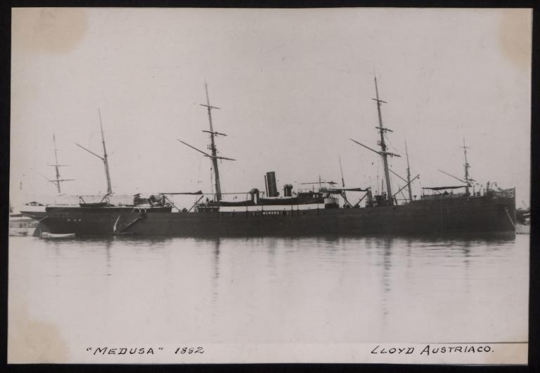 Photograph of Medusa, Lloyd Austriaco card