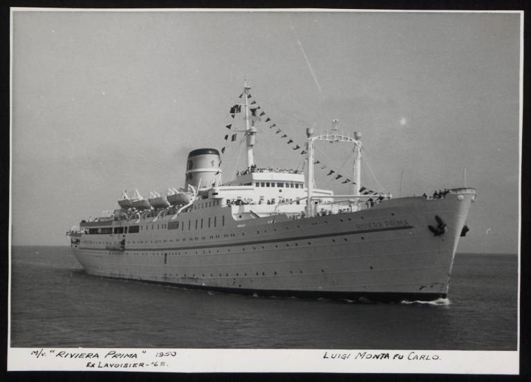 Photograph of Riviera Prima (lavoisier-1962), Luigi Monta Fu Carlo card