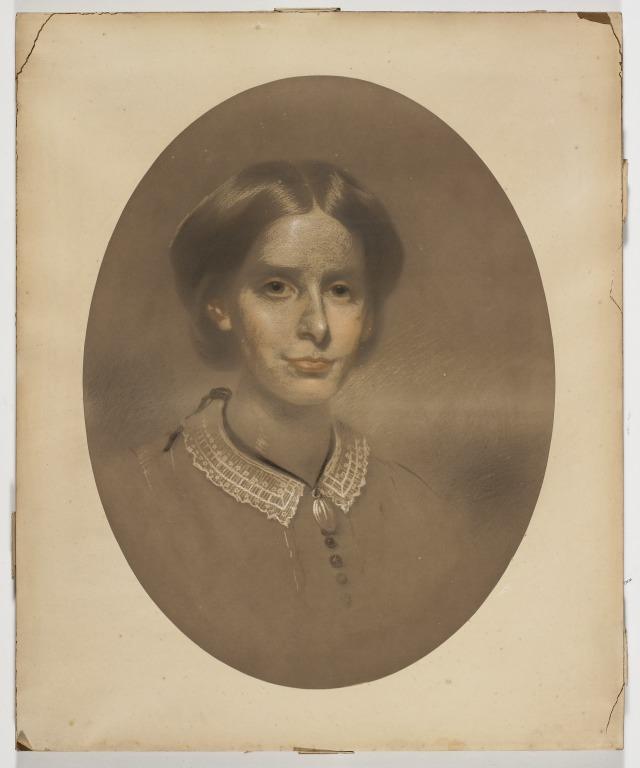 Mrs Elizabeth Holt (1850s - 1860s) card