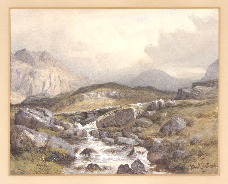 A Mountain Torrent Near Llyn Dulyn card