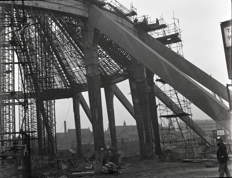 Construction of Liverpool Metropolitan Cathedral | National Museums ...