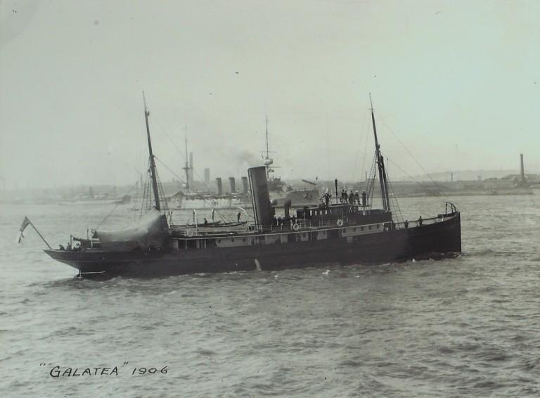Photograph of Galatea, MDHB (Mersey Docks and Harbour Board) card