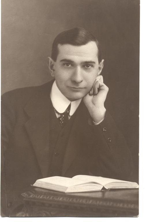 Photograph of Joseph J Fynney, Titanic passenger. card