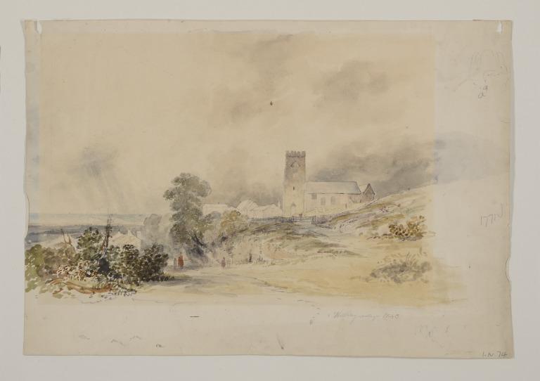 Wallasey Village, 1843 card