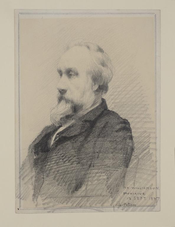 Portrait of Daniel A Williamson card
