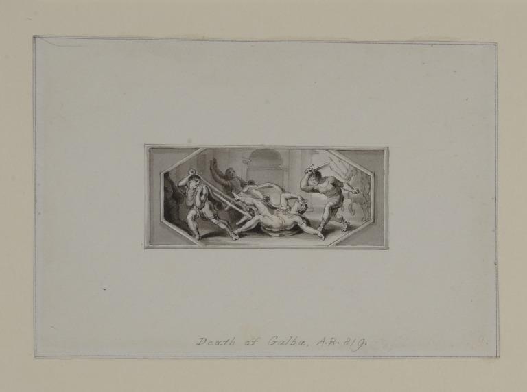 Death of Galba. A.R. 819 card