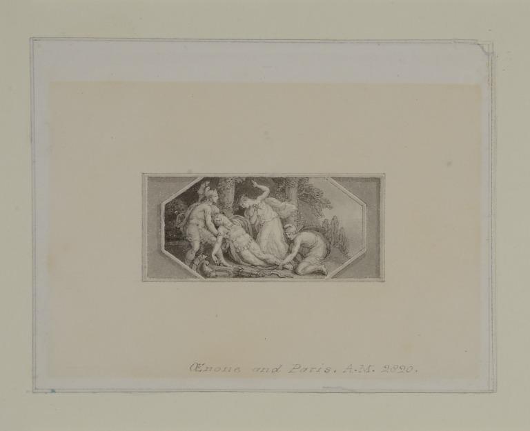 Oenone and Paris. A.M. 2820. card
