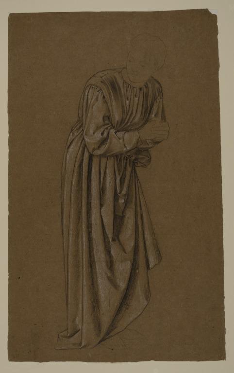 Study of a Draped Female Figure card