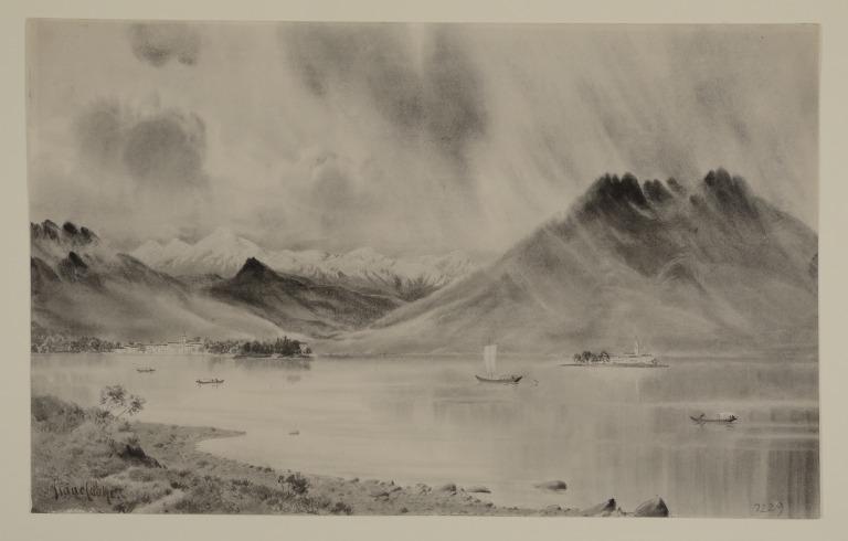 Lake Maggiore from Baveno card