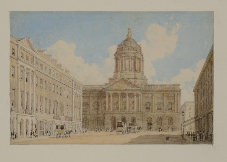 The Town Hall, Liverpool, from the South card