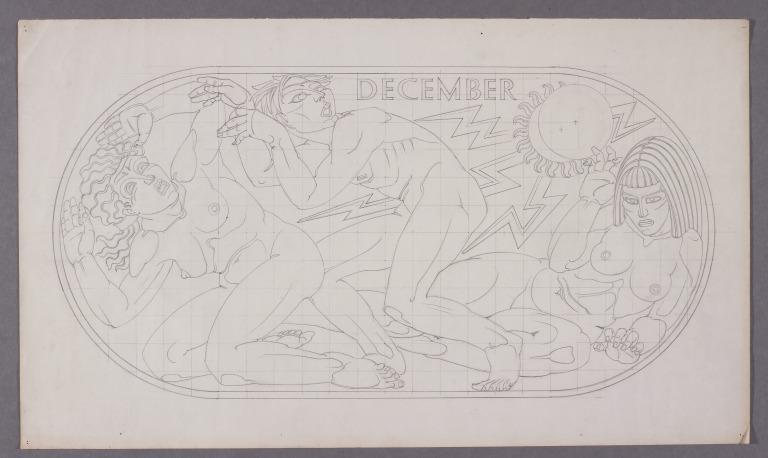 Large Design for Caronia Panel : December card