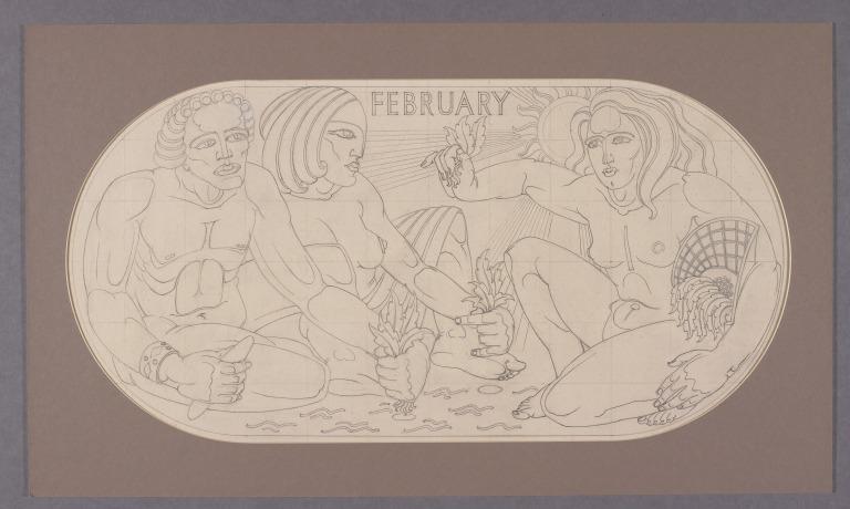 Large Design for Caronia Panel : February card