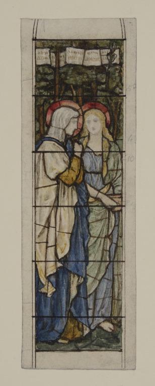 Stained Glass Design : Ruth and Naomi card