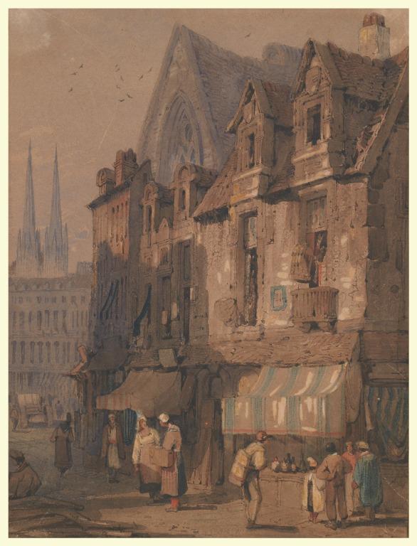 Street Scene, Bayeux, Normandy card