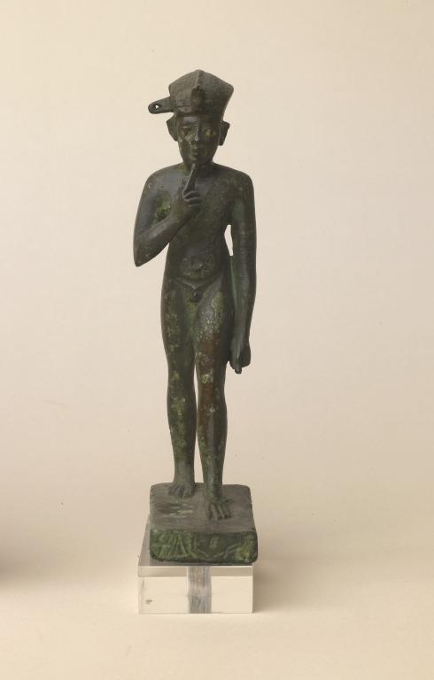Statuette of Horus the Child card