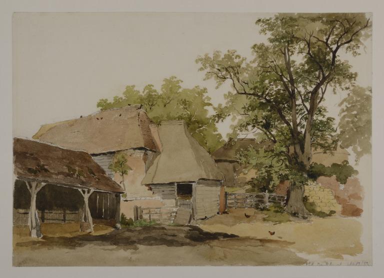 Farmyard at Old Buckhurst, Sussex card