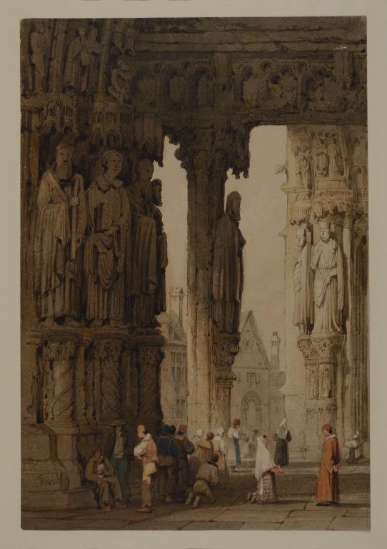 North Porch of Chartres Cathedral card