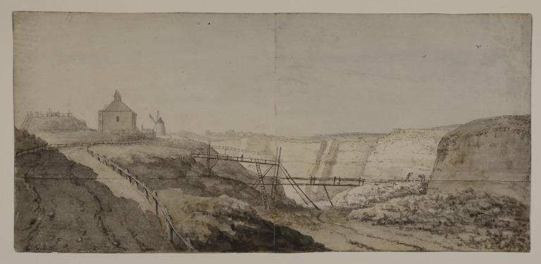 Quarry at Sion Hill, Liverpool, 1772 card