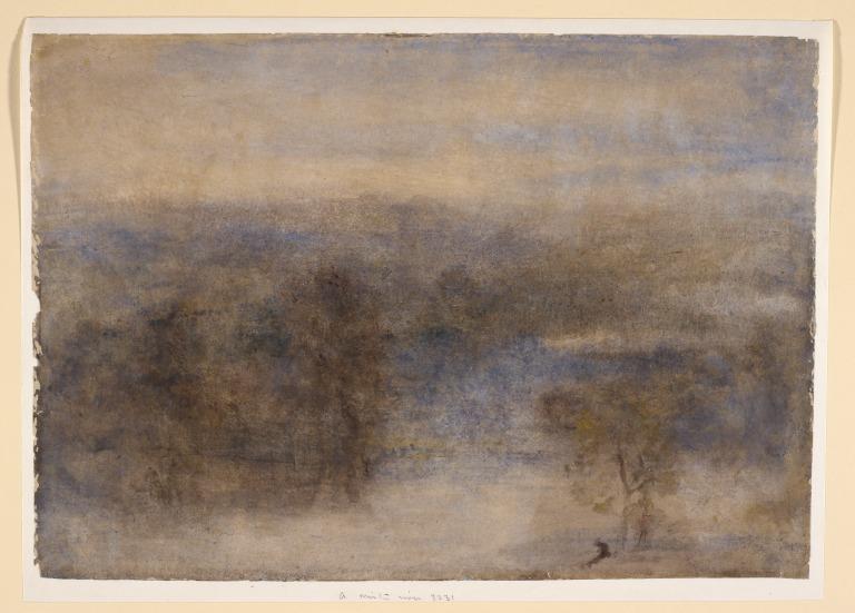 A Misty River card