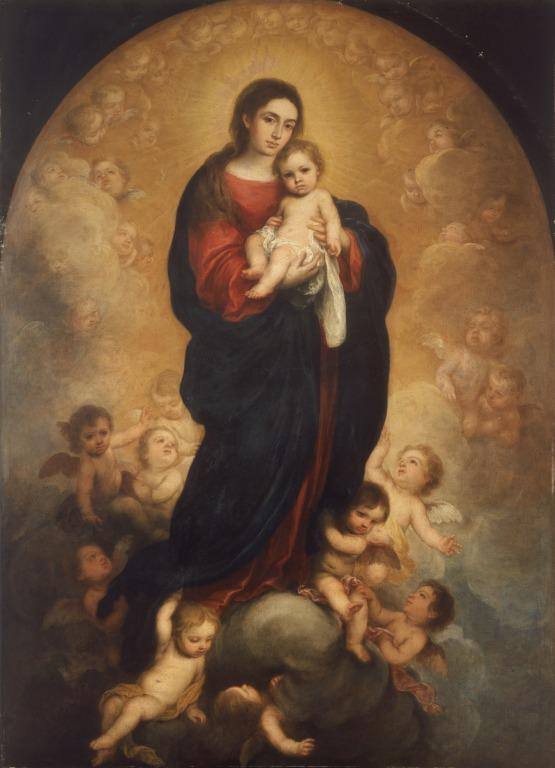 Virgin and Child in Glory card