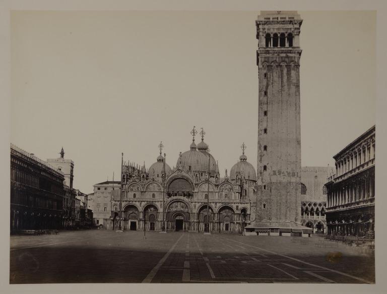 St. Mark's and the Companile, Venice, from St. Mark's Square card