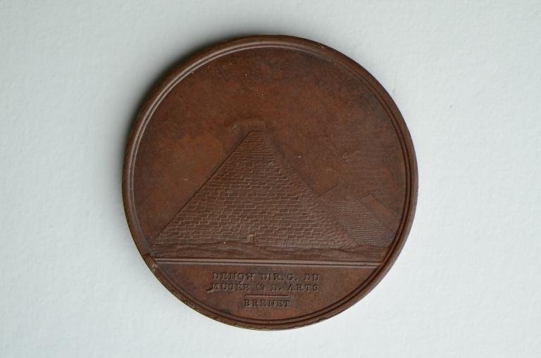 Commemorative Medal; Napoleon's Conquest of Egypt card