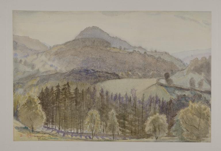 Landscape - near Llangollen card