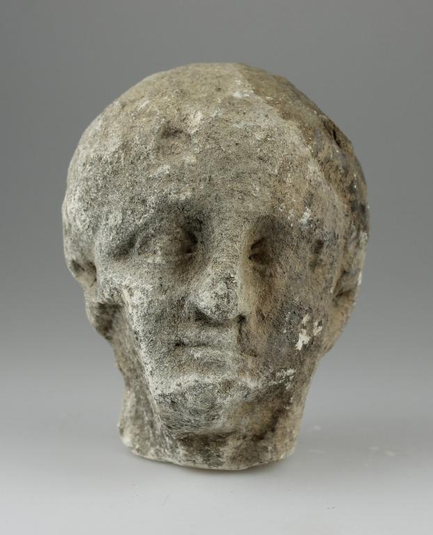 Head of a statuette card