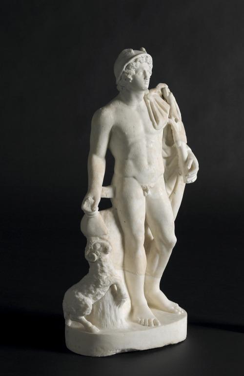Statuette of Hermes card