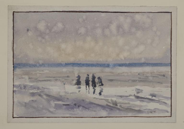 Whitby - Figures on the Sands card