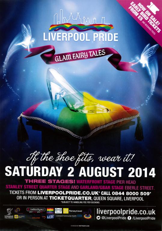 Poster, 'Liverpool Pride 2014' card