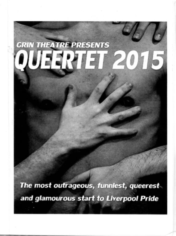 Programme, 'Queertet 2015' card